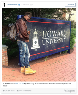 Nick Cannon Attending Howard University