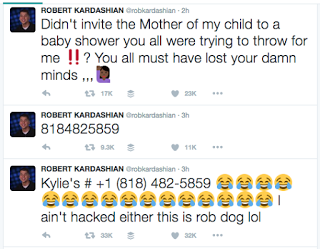 8184825859 Rob Kardashian Leaks Kylie’s Phone Number On Twitter