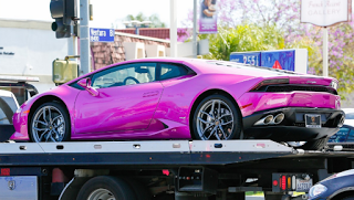 Blac Chyna Pink Car
