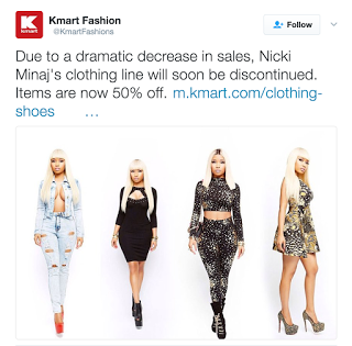 Nicki Minaj’s Rough Patch Continues – Loses KMart Deal