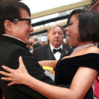 Taraji P. Henson And Jackie Chan – Oscars 2017