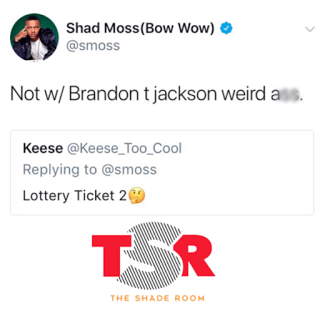 Brandon T. Jackson Claps Back At Bow Wow
