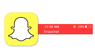 Why Is There A Red Bar Saying Snapchat At Top Of Screen Banner?
