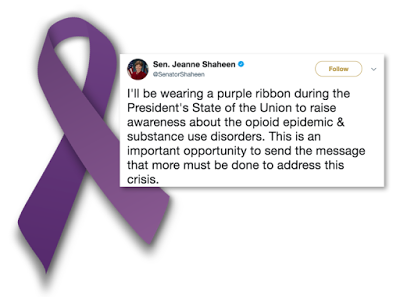 What Does The Purple Ribbon Mean?