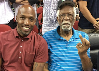 Bill Russell Middle Finger – Chauncey Billups Instagram Pic