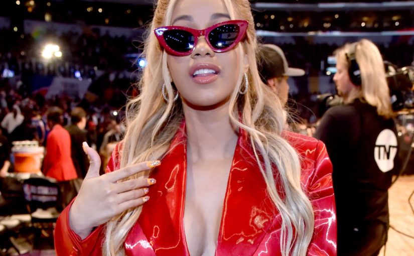 Cardi B Dancing To Fergie’s National Anthem (Video)