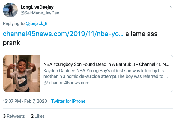 Did NBA YoungBoy’s Son Draco Die?